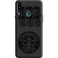 Силіконовий чохол BoxFace Samsung A207 Galaxy A20s Black Coffee (38155-bk41)