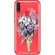 Силіконовий чохол BoxFace Samsung A115 Galaxy A11 Ice Cream Flowers (939629-rs17)