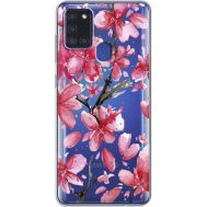 Силіконовий чохол BoxFace Samsung A217 Galaxy A21s Pink Magnolia (40008-cc37)