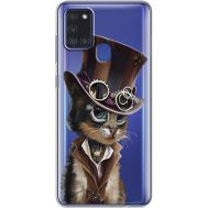Силіконовий чохол BoxFace Samsung A217 Galaxy A21s Steampunk Cat (40008-cc39)