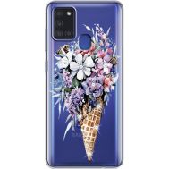 Силіконовий чохол BoxFace Samsung A217 Galaxy A21s Ice Cream Flowers (940008-rs17)