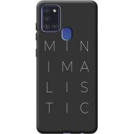 Силіконовий чохол BoxFace Samsung A217 Galaxy A21s Minimalistic (40315-bk59)