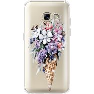 Силіконовий чохол BoxFace Samsung A320 Galaxy A3 2017 Ice Cream Flowers (935989-rs17)