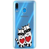 Силіконовий чохол BoxFace Samsung A305 Galaxy A30 Raccoons in love (36418-cc29)