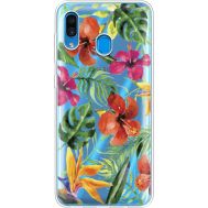 Силіконовий чохол BoxFace Samsung A305 Galaxy A30 Tropical Flowers (36418-cc43)