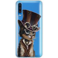 Силіконовий чохол BoxFace Samsung A505 Galaxy A50 Steampunk Cat (36420-cc39)