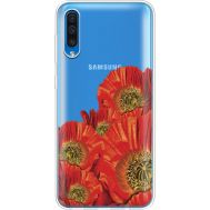 Силіконовий чохол BoxFace Samsung A505 Galaxy A50 Red Poppies (36420-cc44)