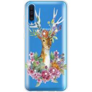 Силіконовий чохол BoxFace Samsung A505 Galaxy A50 Deer with flowers (936420-rs5)