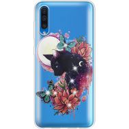 Силіконовий чохол BoxFace Samsung A505 Galaxy A50 Cat in Flowers (936420-rs10)