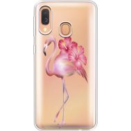 Силіконовий чохол BoxFace Samsung A405 Galaxy A40 Floral Flamingo (36708-cc12)
