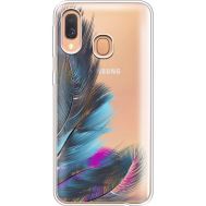 Силіконовий чохол BoxFace Samsung A405 Galaxy A40 Feathers (36708-cc48)