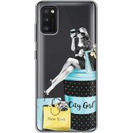 Силіконовий чохол BoxFace Samsung A415 Galaxy A41 City Girl (39756-cc56)