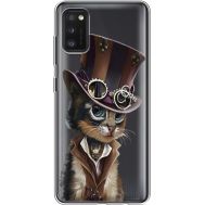 Силіконовий чохол BoxFace Samsung A415 Galaxy A41 Steampunk Cat (39756-cc39)