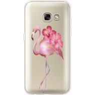 Силіконовий чохол BoxFace Samsung A320 Galaxy A3 2017 Floral Flamingo (35989-cc12)