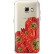 Силіконовий чохол BoxFace Samsung A320 Galaxy A3 2017 Red Poppies (35989-cc44)