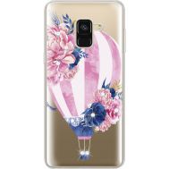 Силіконовий чохол BoxFace Samsung A530 Galaxy A8 (2018) Pink Air Baloon (935014-rs6)