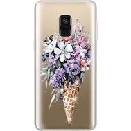 Силіконовий чохол BoxFace Samsung A530 Galaxy A8 (2018) Ice Cream Flowers (935014-rs17)