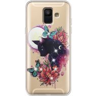 Силіконовий чохол BoxFace Samsung A600 Galaxy A6 2018 Cat in Flowers (935015-rs10)
