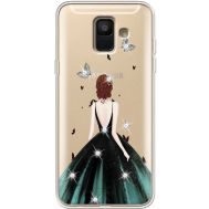 Силіконовий чохол BoxFace Samsung A600 Galaxy A6 2018 Girl in the green dress (935015-rs13)