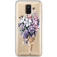 Силіконовий чохол BoxFace Samsung A600 Galaxy A6 2018 Ice Cream Flowers (935015-rs17)