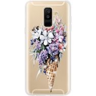 Силіконовий чохол BoxFace Samsung A605 Galaxy A6 Plus 2018 Ice Cream Flowers (935017-rs17)