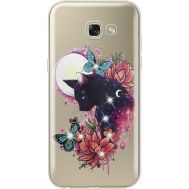 Силіконовий чохол BoxFace Samsung A520 Galaxy A5 2017 Cat in Flowers (935047-rs10)