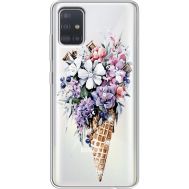 Силіконовий чохол BoxFace Samsung A515 Galaxy A51 Ice Cream Flowers (938809-rs17)