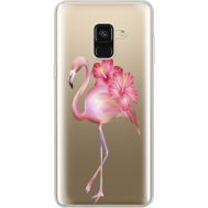 Силіконовий чохол BoxFace Samsung A530 Galaxy A8 (2018) Floral Flamingo (35014-cc12)