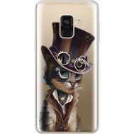 Силіконовий чохол BoxFace Samsung A530 Galaxy A8 (2018) Steampunk Cat (35014-cc39)