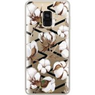 Силіконовий чохол BoxFace Samsung A530 Galaxy A8 (2018) Cotton flowers (35014-cc50)
