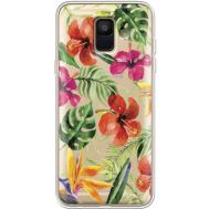 Силіконовий чохол BoxFace Samsung A600 Galaxy A6 2018 Tropical Flowers (35015-cc43)