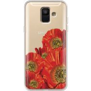Силіконовий чохол BoxFace Samsung A600 Galaxy A6 2018 Red Poppies (35015-cc44)