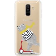 Силіконовий чохол BoxFace Samsung A605 Galaxy A6 Plus 2018 Happy Bear (35017-cc10)