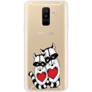 Силіконовий чохол BoxFace Samsung A605 Galaxy A6 Plus 2018 Raccoons in love (35017-cc29)