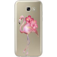 Силіконовий чохол BoxFace Samsung A520 Galaxy A5 2017 Floral Flamingo (35047-cc12)