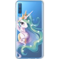 Силіконовий чохол BoxFace Samsung A750 Galaxy A7 2018 Unicorn Queen (935483-rs3)