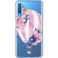 Силіконовий чохол BoxFace Samsung A750 Galaxy A7 2018 Pink Air Baloon (935483-rs6)