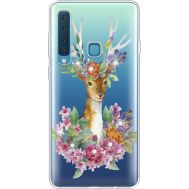 Силіконовий чохол BoxFace Samsung A920 Galaxy A9 2018 Deer with flowers (935646-rs5)