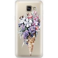 Силіконовий чохол BoxFace Samsung A710 Galaxy A7 Ice Cream Flowers (935683-rs17)