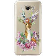 Силіконовий чохол BoxFace Samsung A720 Galaxy A7 2017 Deer with flowers (935960-rs5)
