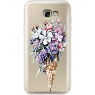 Силіконовий чохол BoxFace Samsung A720 Galaxy A7 2017 Ice Cream Flowers (935960-rs17)