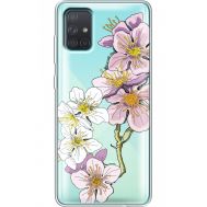 Силіконовий чохол BoxFace Samsung A715 Galaxy A71 Cherry Blossom (38851-cc4)