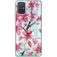Силіконовий чохол BoxFace Samsung A715 Galaxy A71 Pink Magnolia (38851-cc37)