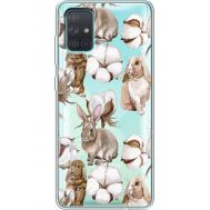 Силіконовий чохол BoxFace Samsung A715 Galaxy A71 Cotton and Rabbits (38851-cc49)