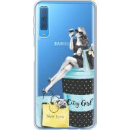 Силіконовий чохол BoxFace Samsung A750 Galaxy A7 2018 City Girl (35483-cc56)