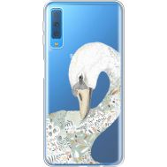 Силіконовий чохол BoxFace Samsung A750 Galaxy A7 2018 Swan (35483-cc24)