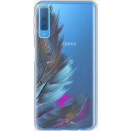 Силіконовий чохол BoxFace Samsung A750 Galaxy A7 2018 Feathers (35483-cc48)