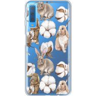 Силіконовий чохол BoxFace Samsung A750 Galaxy A7 2018 Cotton and Rabbits (35483-cc49)