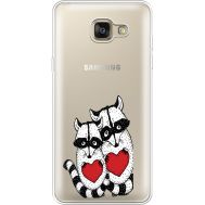 Силіконовий чохол BoxFace Samsung A710 Galaxy A7 Raccoons in love (35683-cc29)