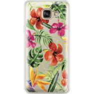 Силіконовий чохол BoxFace Samsung A710 Galaxy A7 Tropical Flowers (35683-cc43)